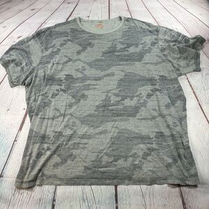 Northwest Territory Shirt Mens XXXLT Camo Short Sleeve T Shirt Gray